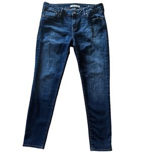 Mavi Ada Boyfriend Womens Size 28 X 29 Denim Jeans Stretch Mid Rise Ankle Blue